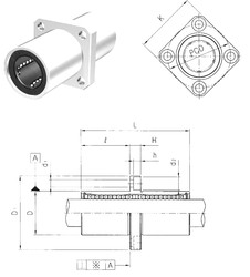 Bearing LMEKM30UU Samick
