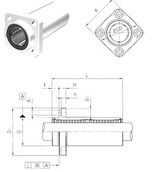 Bearing LMEKP12LUU Samick