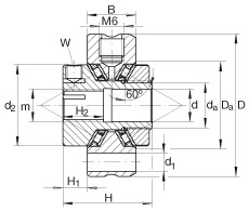Bearing ZAXFM0535 INA