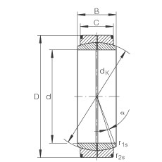 Bearing GE950-DO INA