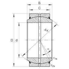 Bearing GE90-DO-2RS INA