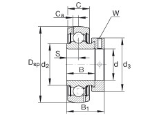 Bearing GRA008-NPP-B-AS2/V INA