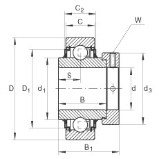Bearing E50-KLL INA