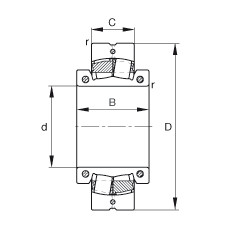 Bearing 231SM360-MA FAG