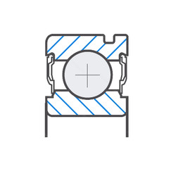 Bearing W6201-2RSNR CYSD