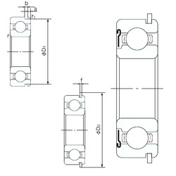 Bearing 6026ZNR NACHI