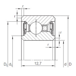 Bearing CSCU 080.2RS INA