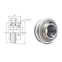Bearing ER212 FYH