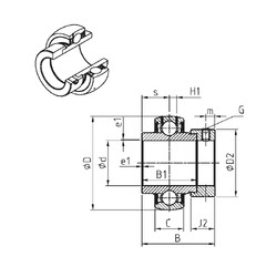Bearing EX320G2 SNR