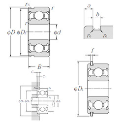 Bearing F-SC6A06ZZ1NR NTN