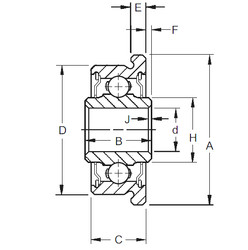Bearing F4DD Timken