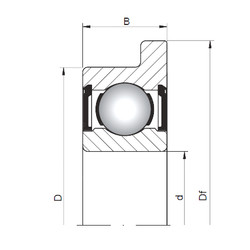 Bearing FL626 ZZ CX