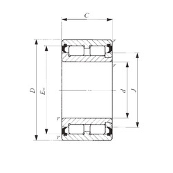 Bearing NAG 4902UU IKO