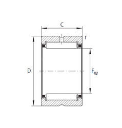 Bearing HL-8E-NK34X59X20#03 NTN