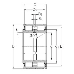 Bearing NNF5014-2LS-V NKE