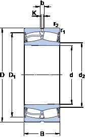 Bearing 23228-2CS5K/VT143 SKF