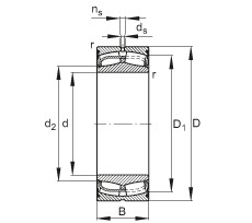 Bearing 24038-E1-2VSR FAG