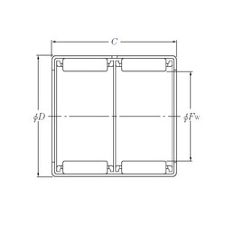 Bearing HK2030ZWD NTN