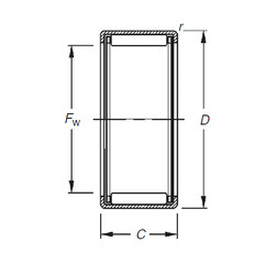 Bearing HK4520 Timken