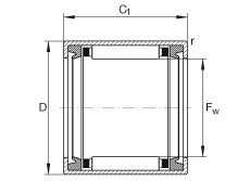 Bearing HK2020-2RS INA