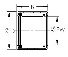 Bearing HK4518RS AST