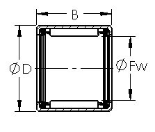 Bearing HK2020-2RS AST