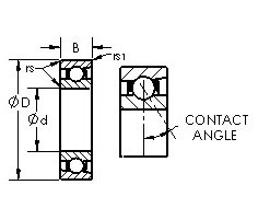 Bearing 71817C AST