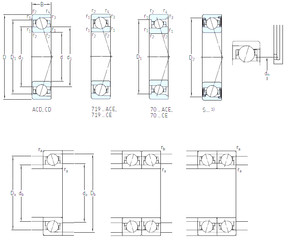 Bearing S71922 ACB/P4A SKF