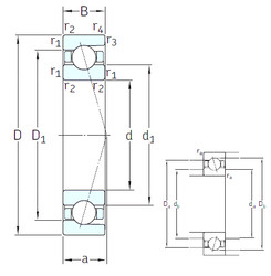 Bearing SEA95 /NS 7CE1 SNFA