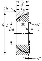 Bearing GAC90T AST