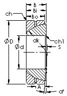 Bearing GAC90S AST