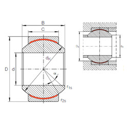 Bearing GE 8 PW INA