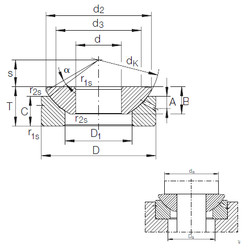 Bearing GE 80 AX INA