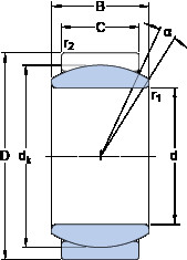 Bearing GE 8 E SKF