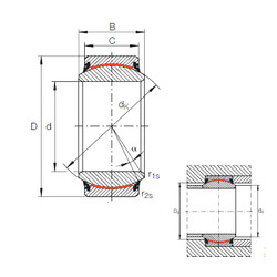 Bearing GE 90 UK-2RS INA