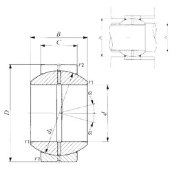 Bearing GE 90GS IKO