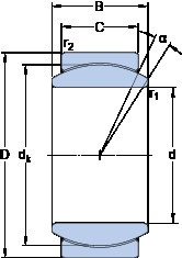 Bearing GE 45 CJ2 SKF