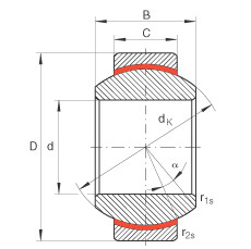 Bearing GE8-FW INA