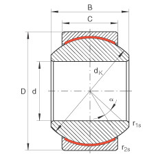 Bearing GE8-PW INA