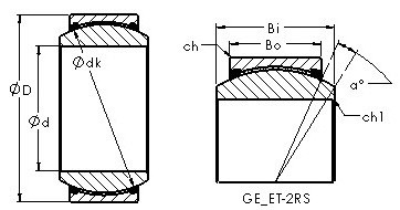 Bearing GEG90ET-2RS AST