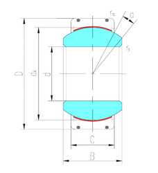 Bearing GE280XT-2RS LS