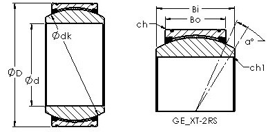 Bearing GEG260XT-2RS AST