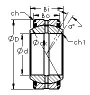 Bearing GEC460XS-2RS AST