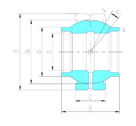 Bearing GEEM70ES-2RS LS