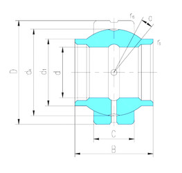 Bearing GEEW90ES-2RS LS