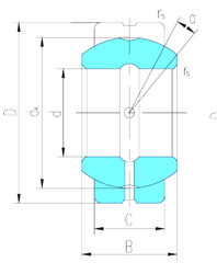 Bearing GEG90ES-2RS LS