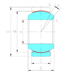 Bearing GEG80ET-2RS LS