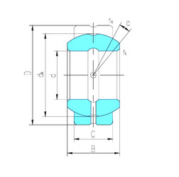 Bearing GEGZ82ES-2RS LS