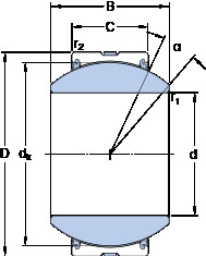 Bearing GEH 90 TXG3A-2LS SKF