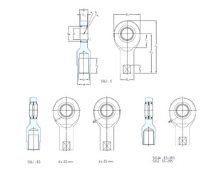 Bearing SILA45ES-2RS SKF
